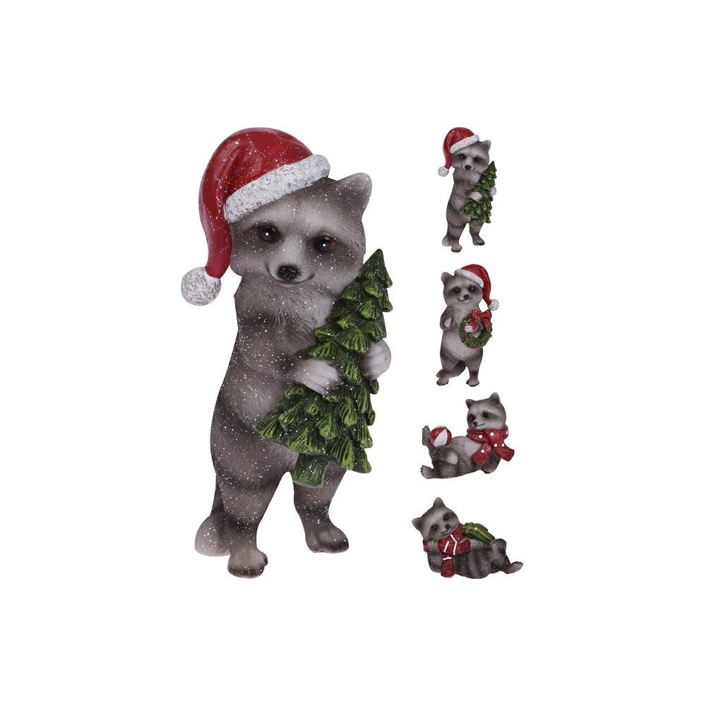 PROCIONE RESINA NATALE 15CM 4